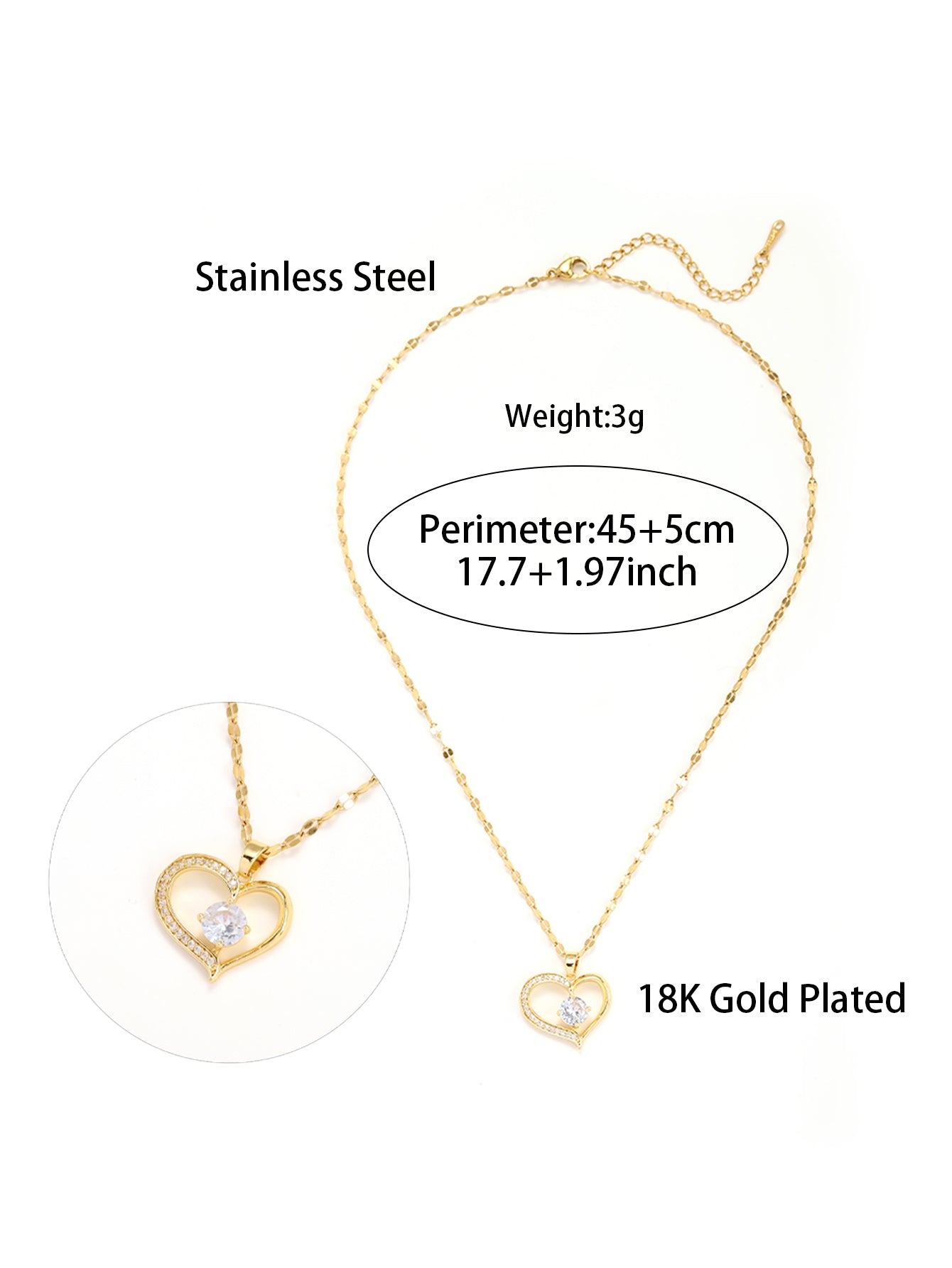 Gold Heart necklace