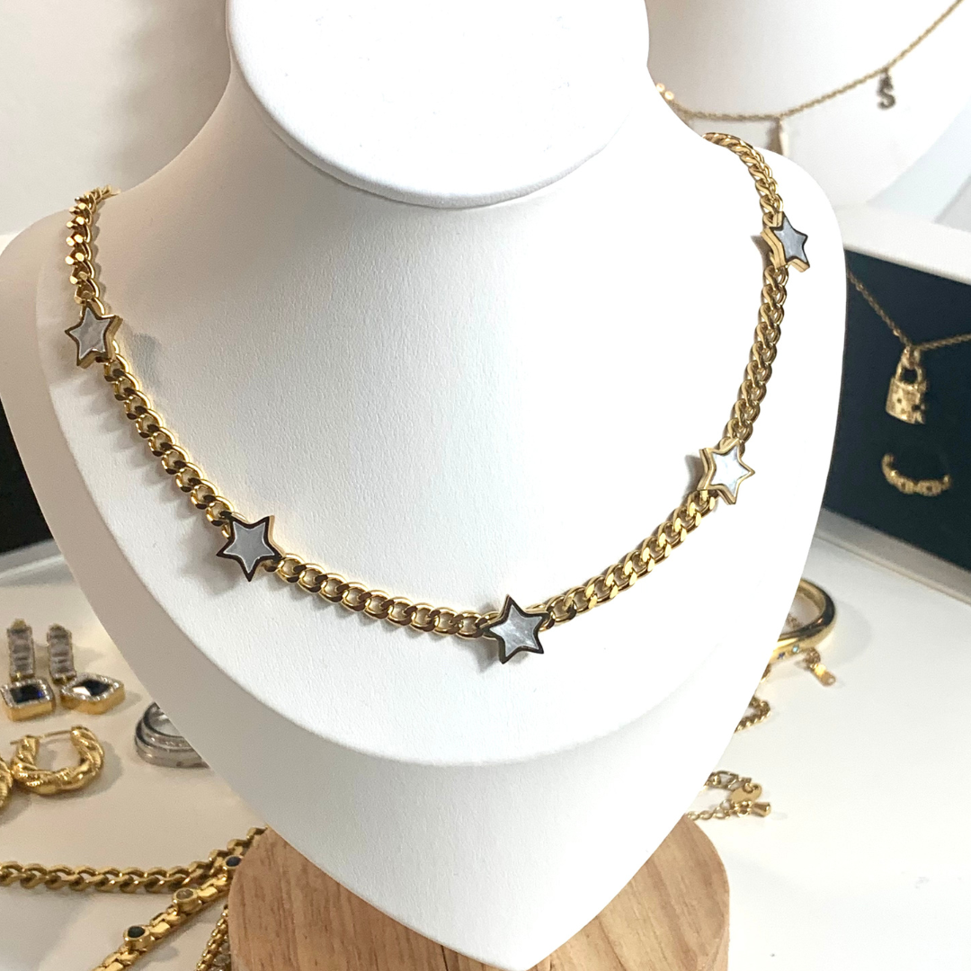 All Stars Necklace - 18K Gold necklace