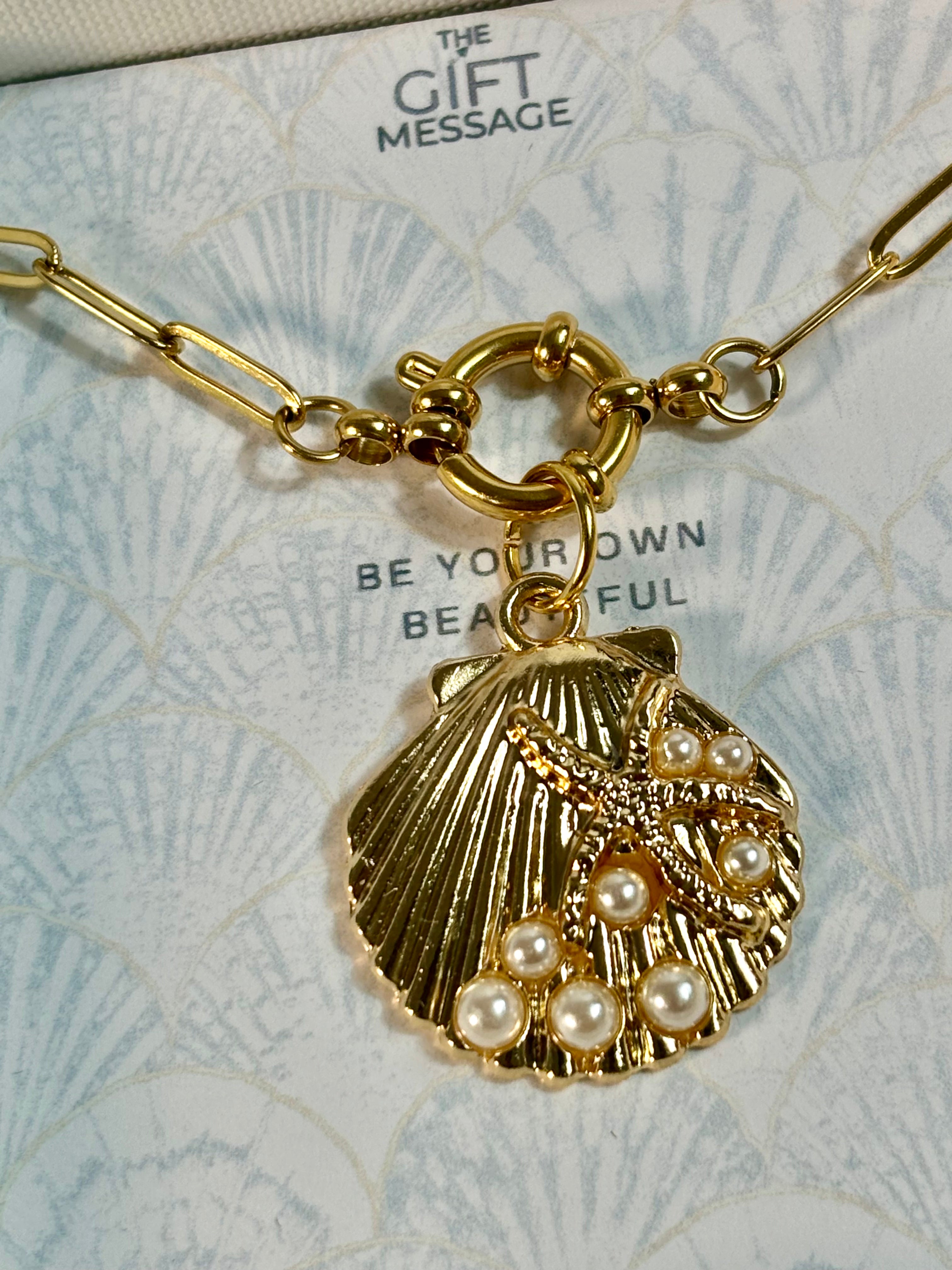 SIREN - Seashell Changeable Charm Necklace