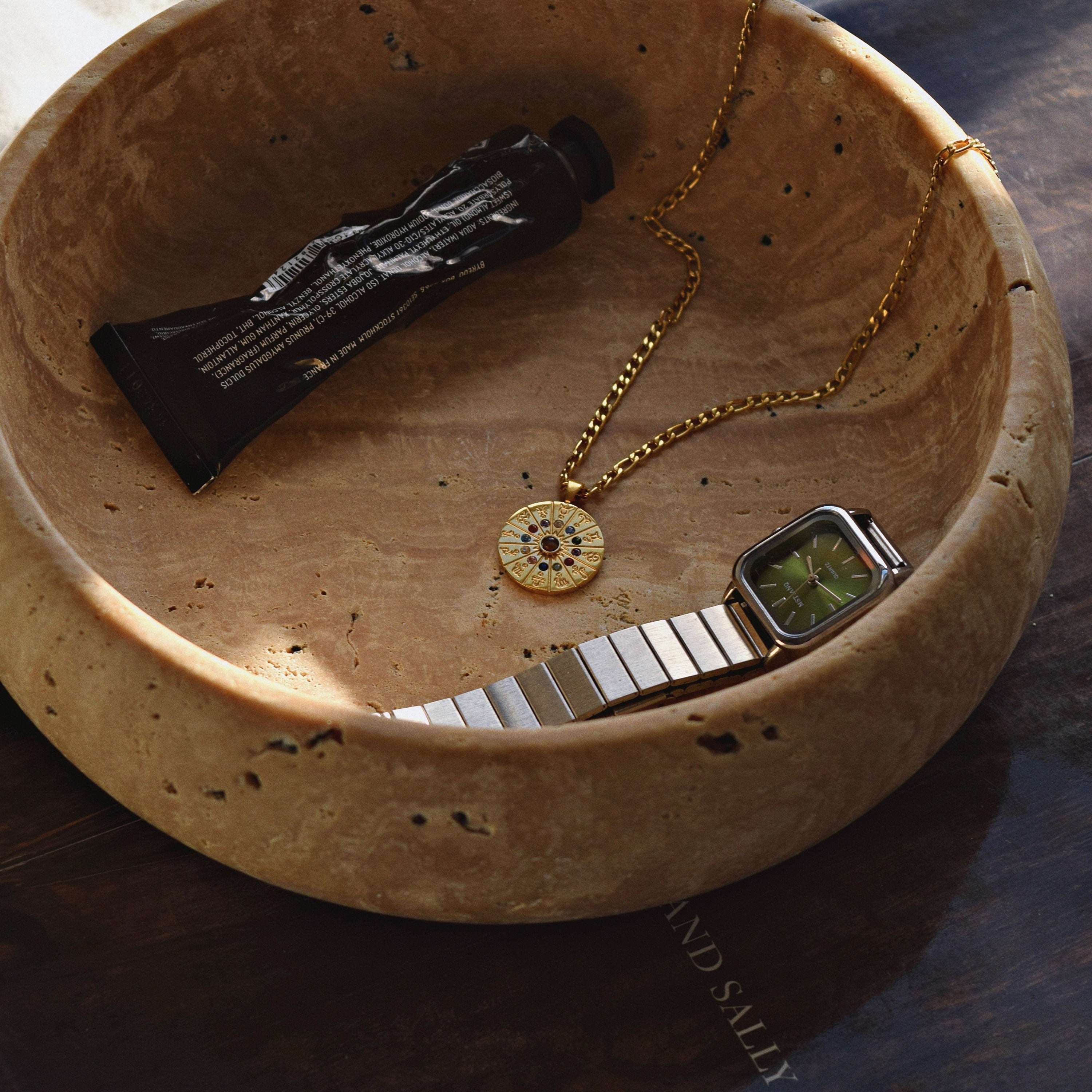 Astrolune Zodiac Wheel Necklace