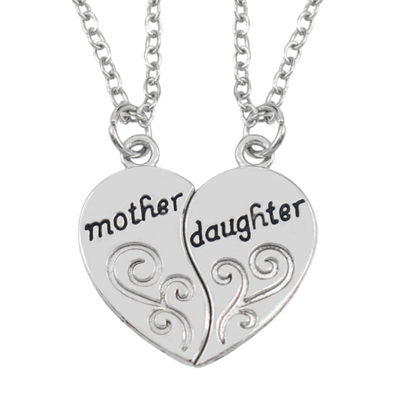Mother daughter necklace