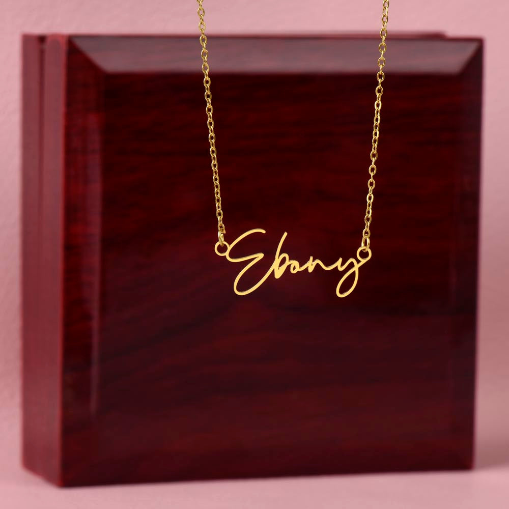 Next Chapter Name Necklace