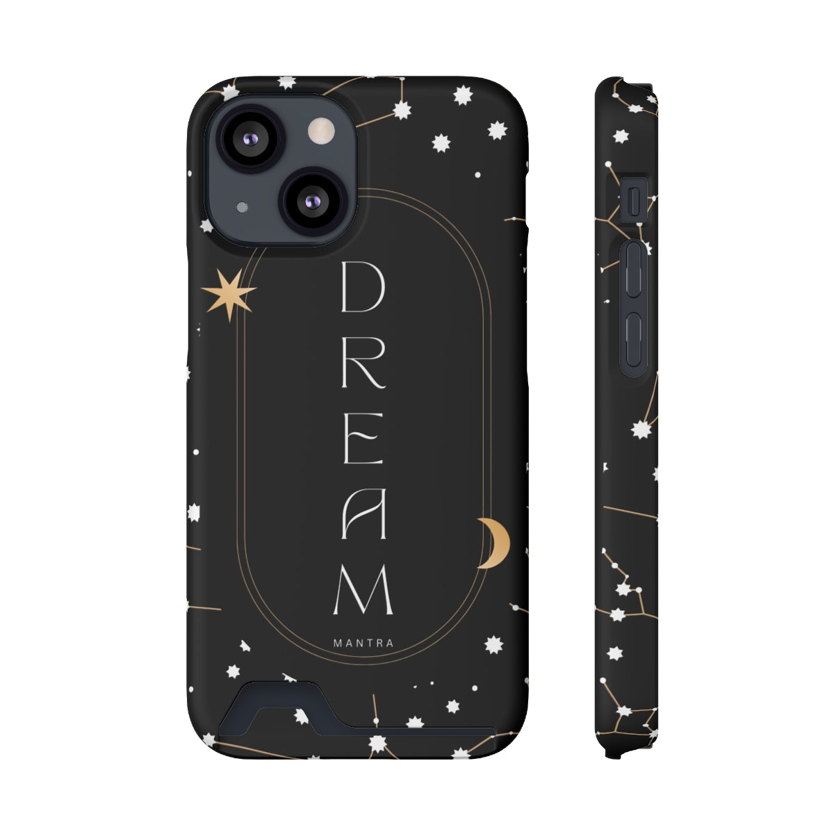 Mantra Dream Phone Case With Card Holder