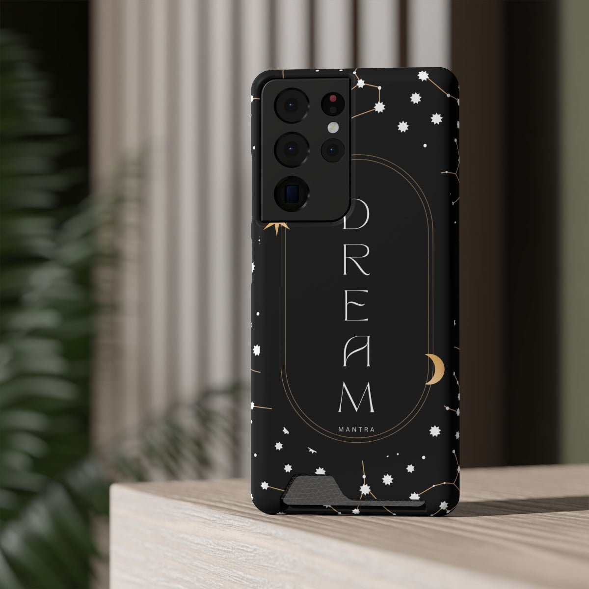 Mantra Dream Phone Case With Card Holder