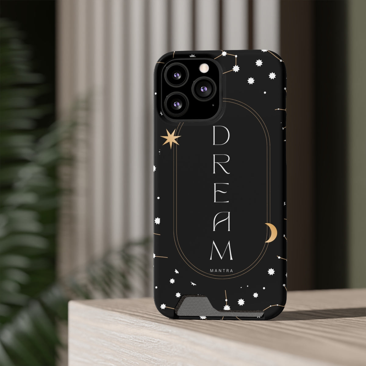 Mantra Dream Phone Case With Card Holder