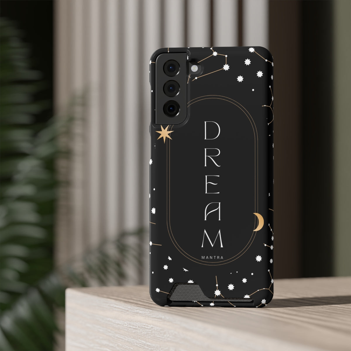 Mantra Dream Phone Case With Card Holder
