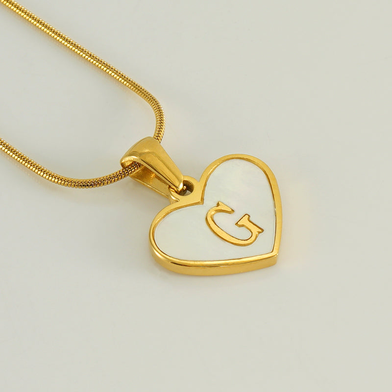 Ellie Pearl Monogram Necklace