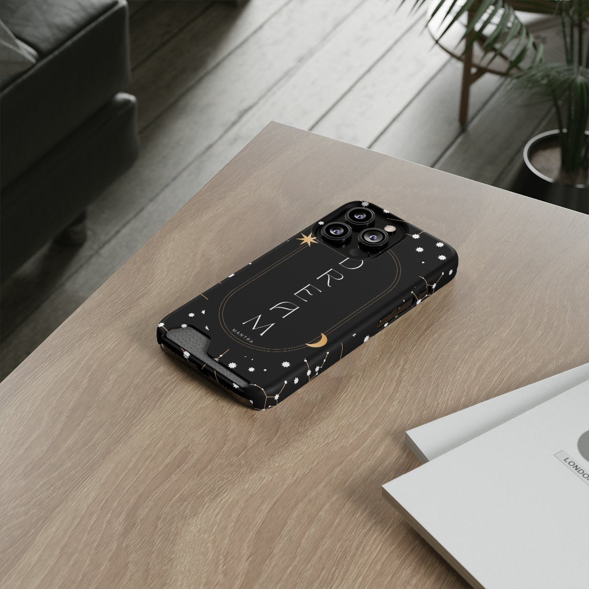 Mantra Dream Phone Case With Card Holder