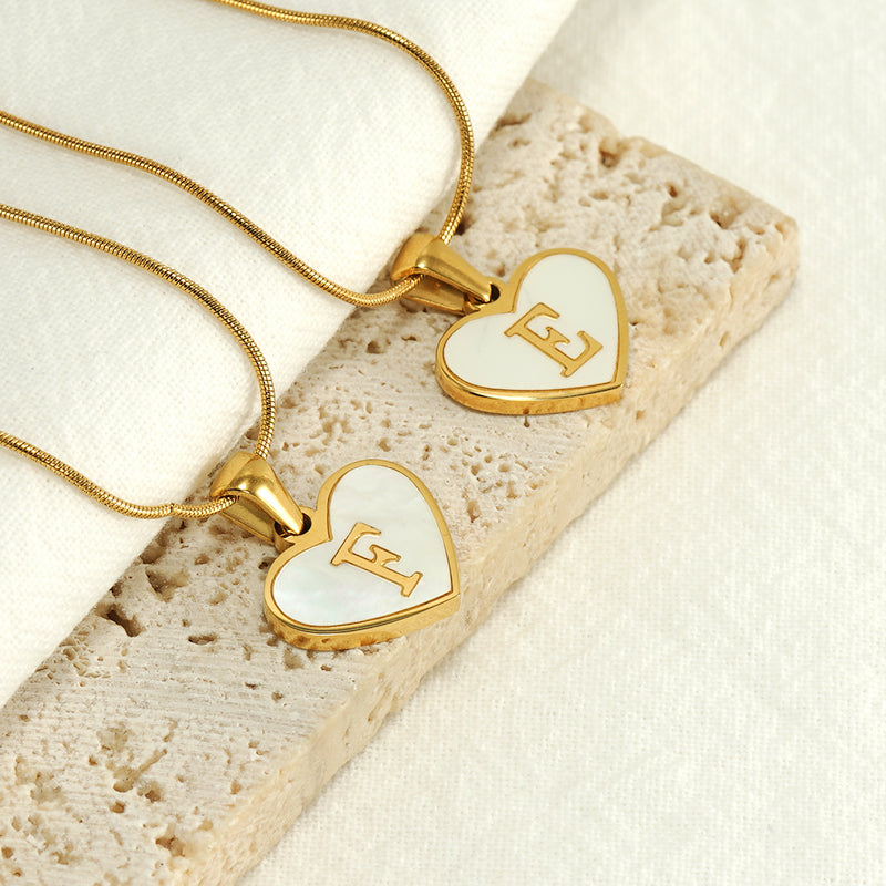 Ellie Pearl Monogram Necklace