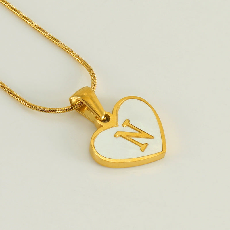 Ellie Pearl Monogram Necklace