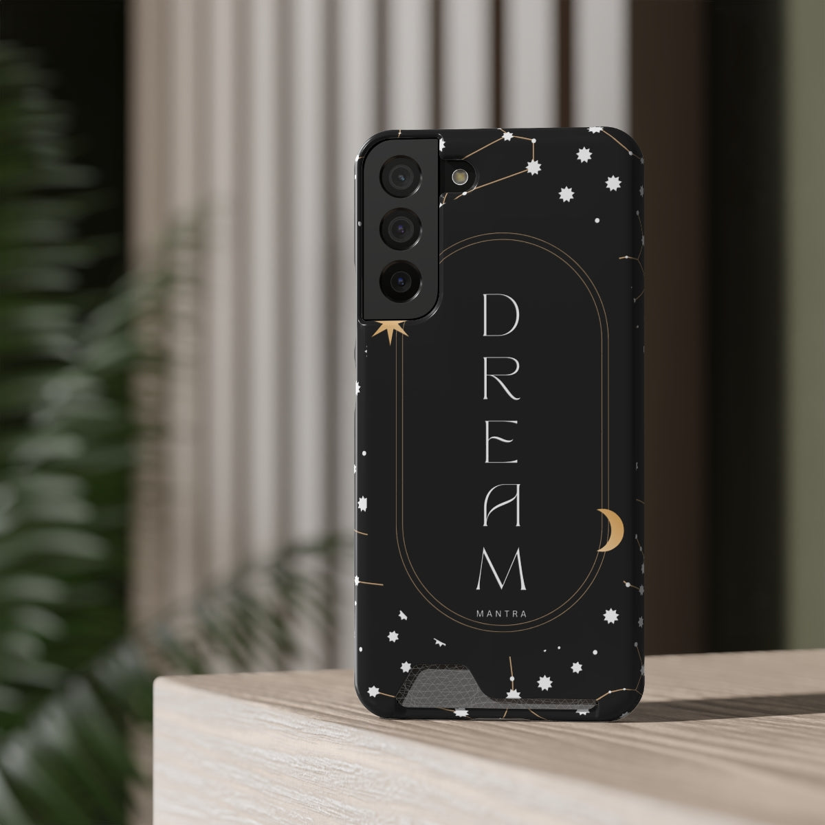 Mantra Dream Phone Case With Card Holder