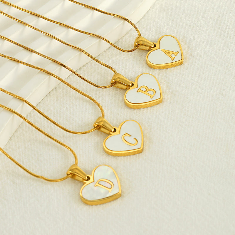 Ellie Pearl Monogram Necklace