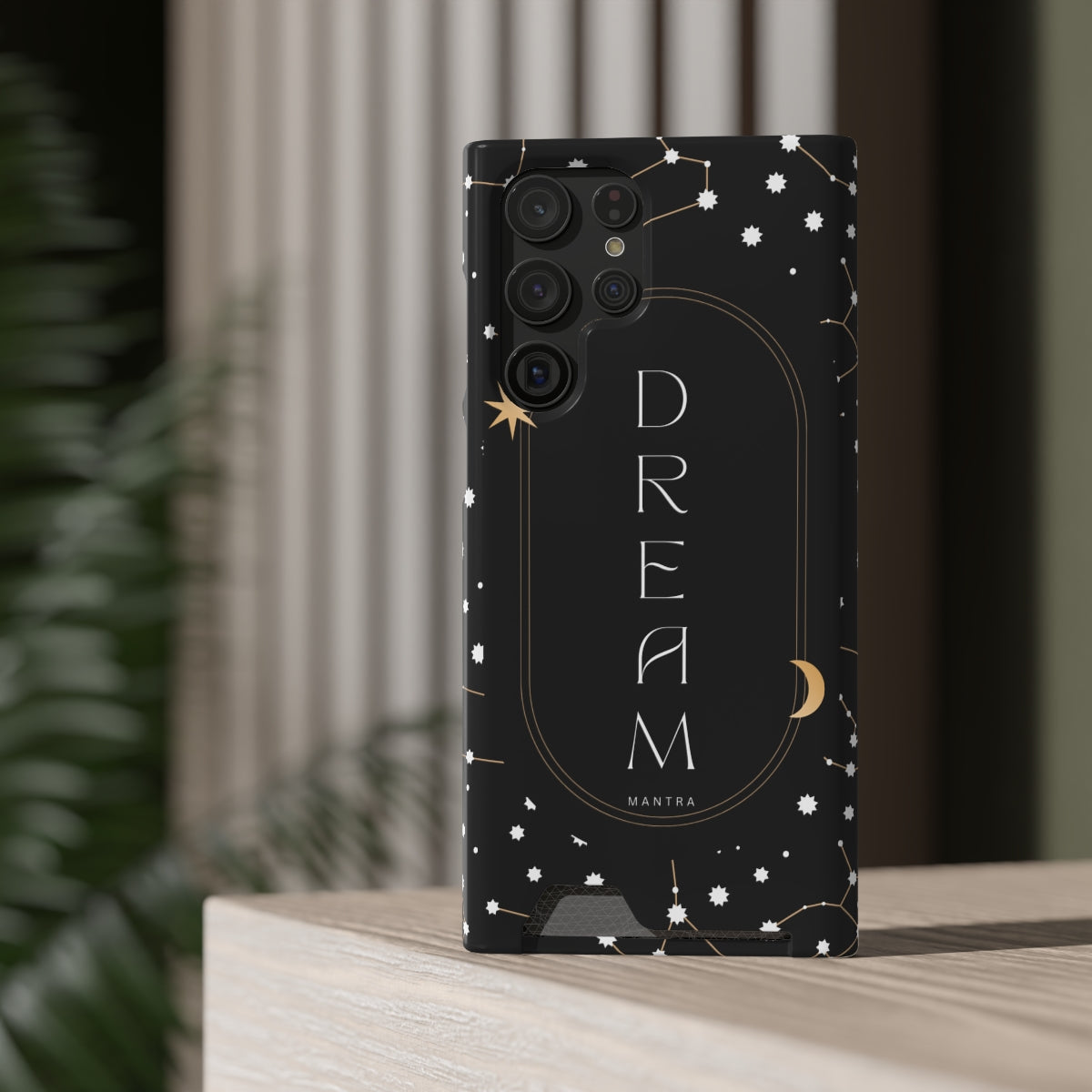 Mantra Dream Phone Case With Card Holder