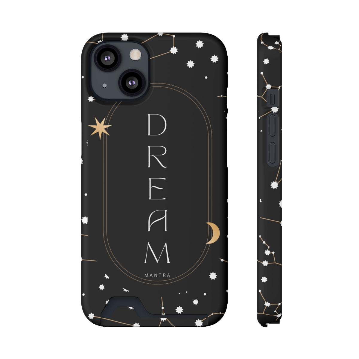 Mantra Dream Phone Case With Card Holder