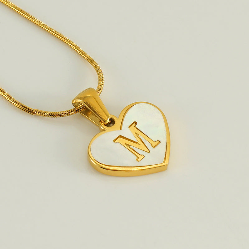 Ellie Pearl Monogram Necklace