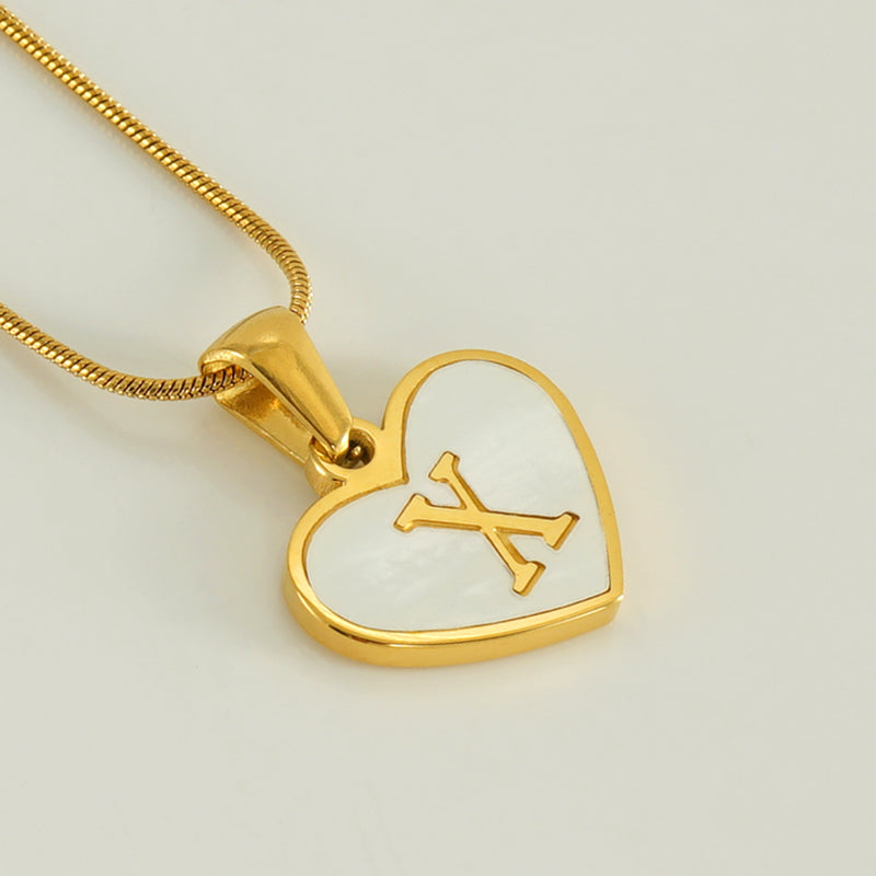 Ellie Pearl Monogram Necklace