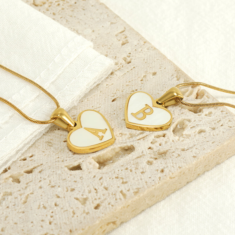 Ellie Pearl Monogram Necklace