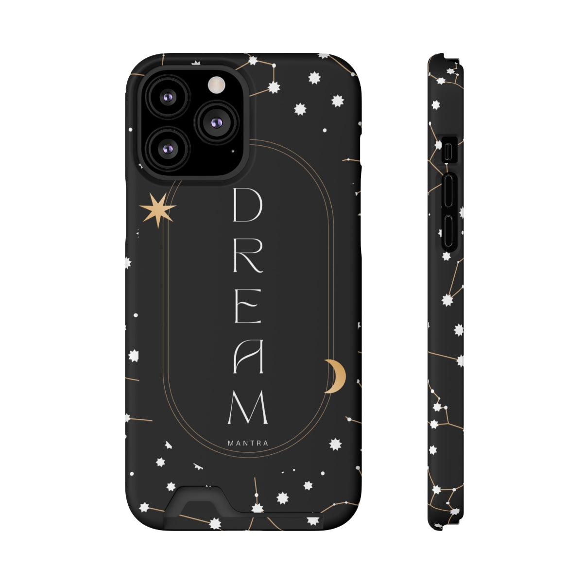Mantra Dream Phone Case With Card Holder