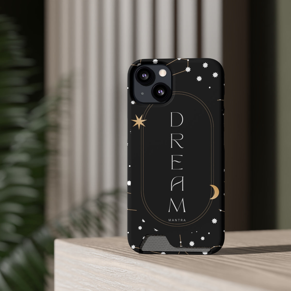 Mantra Dream Phone Case With Card Holder