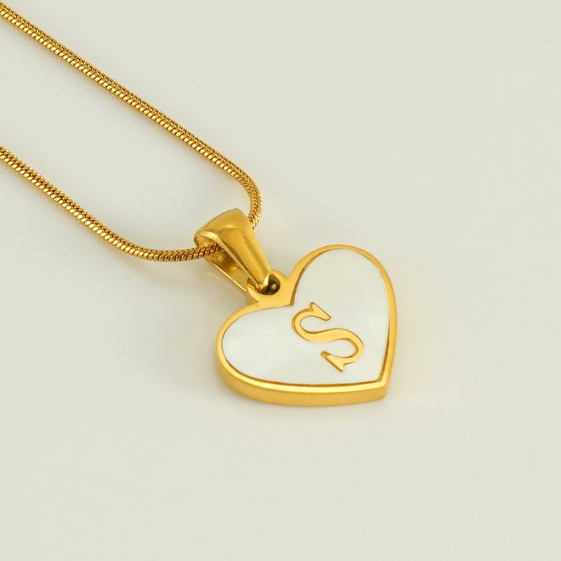 Ellie Pearl Monogram Necklace