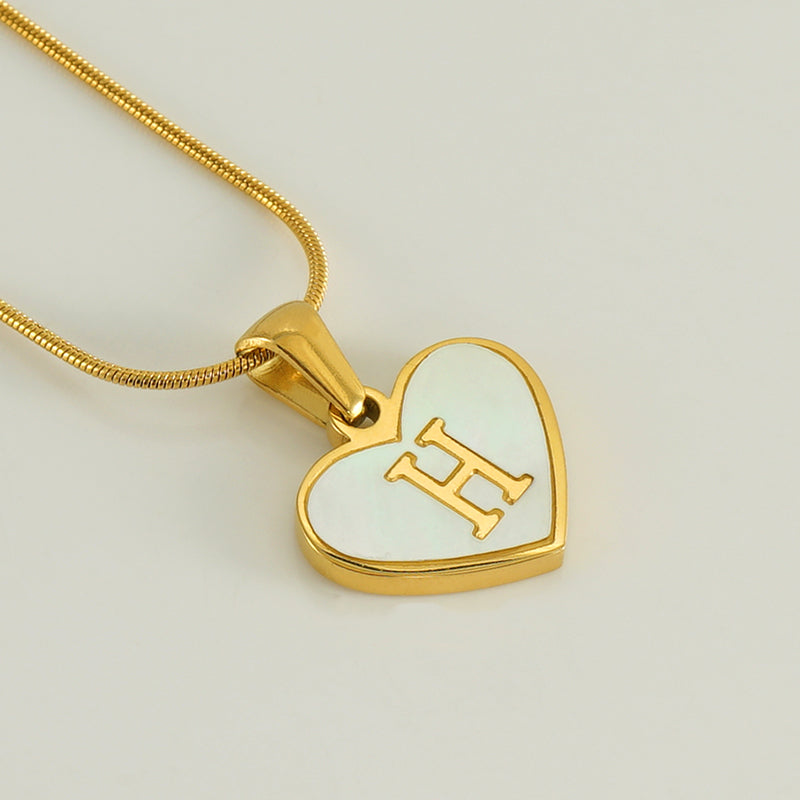 Ellie Pearl Monogram Necklace