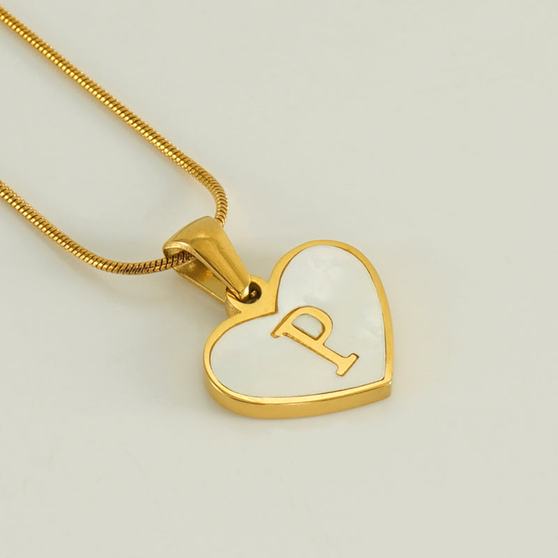 Ellie Pearl Monogram Necklace