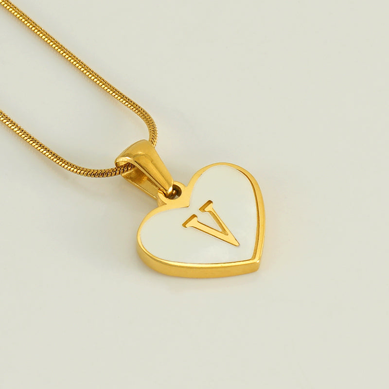 Ellie Pearl Monogram Necklace