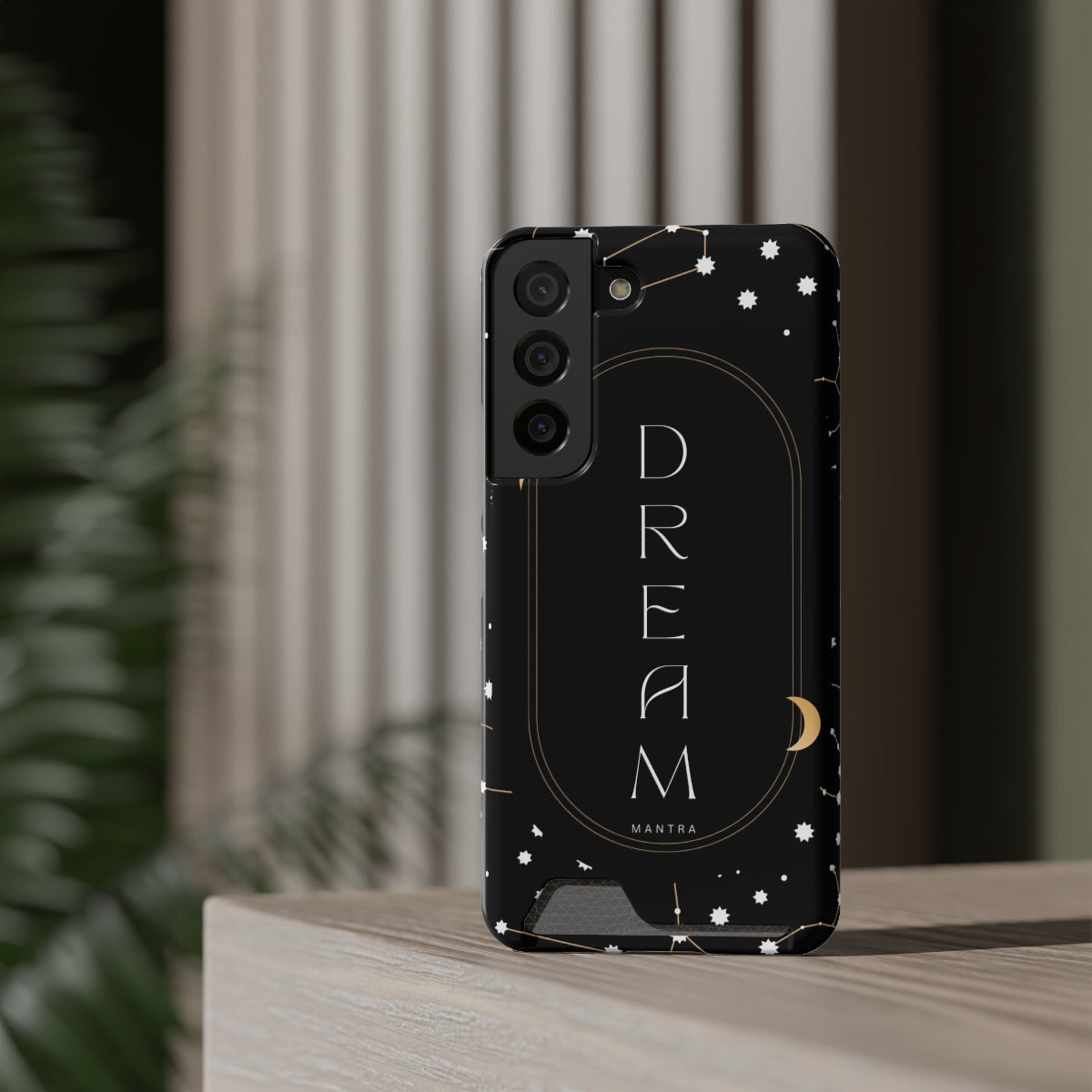 Mantra Dream Phone Case With Card Holder
