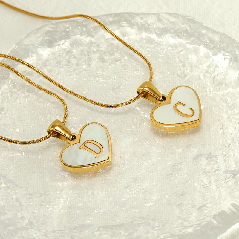 Ellie Pearl Monogram Necklace