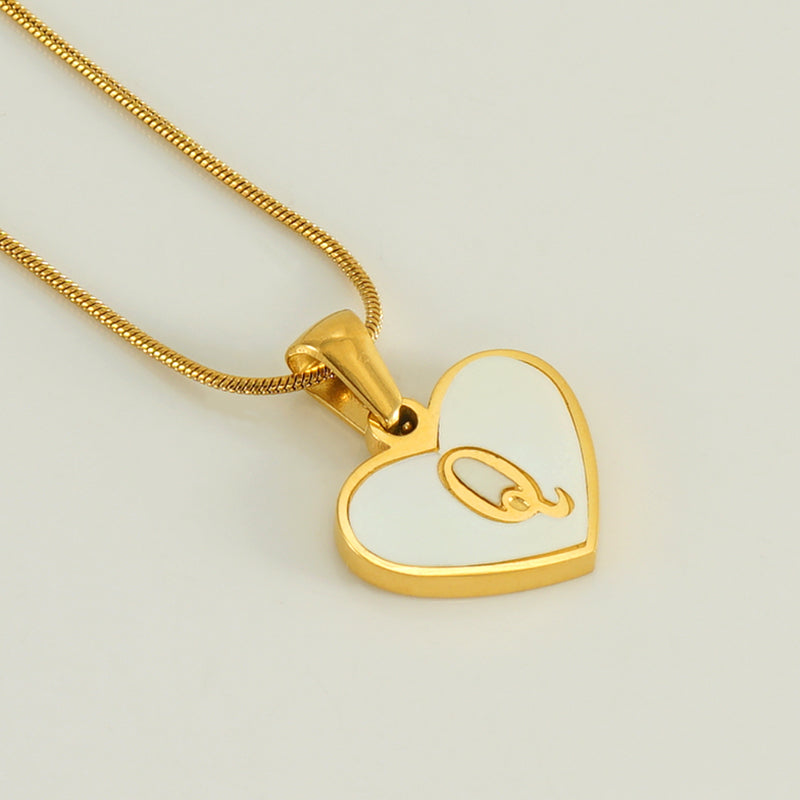 Ellie Pearl Monogram Necklace
