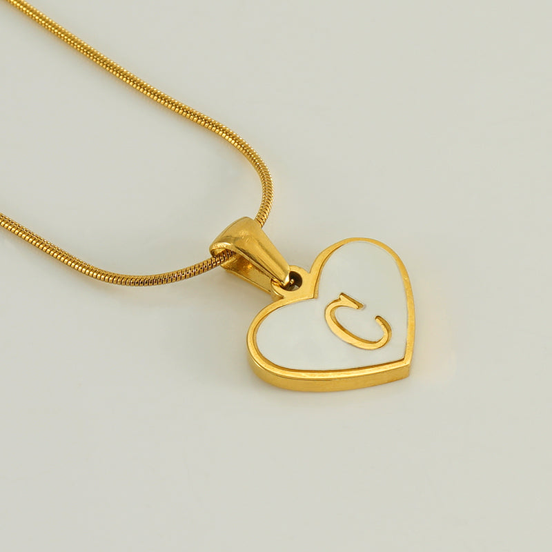 Ellie Pearl Monogram Necklace