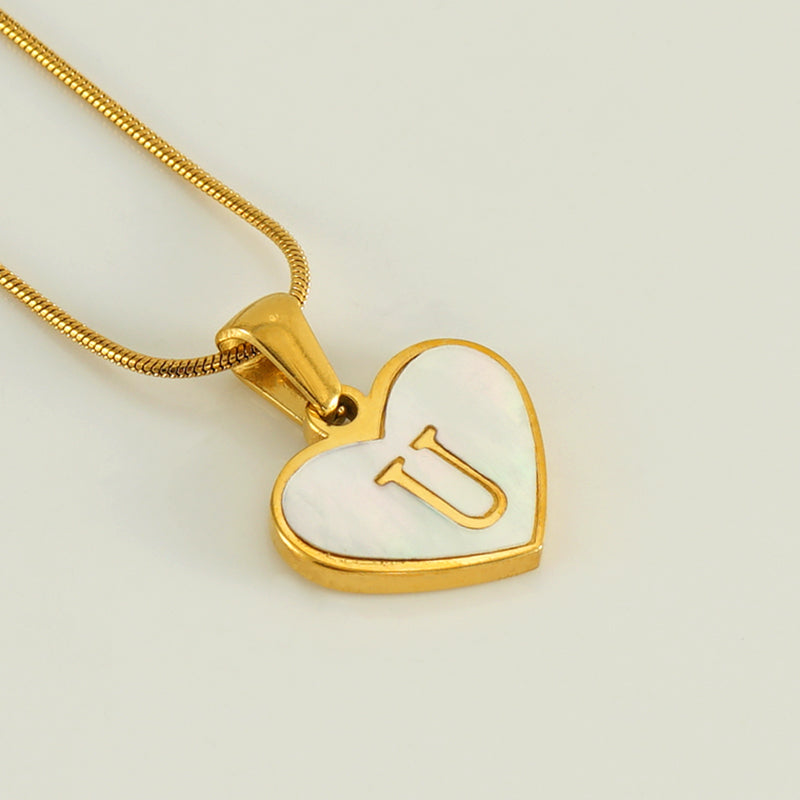 Ellie Pearl Monogram Necklace