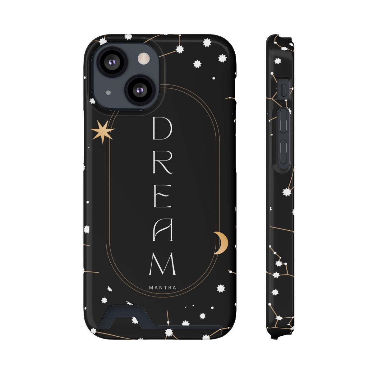 Mantra Dream Phone Case With Card Holder