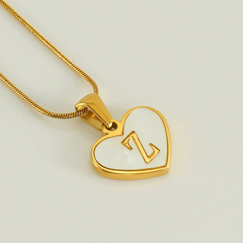 Ellie Pearl Monogram Necklace