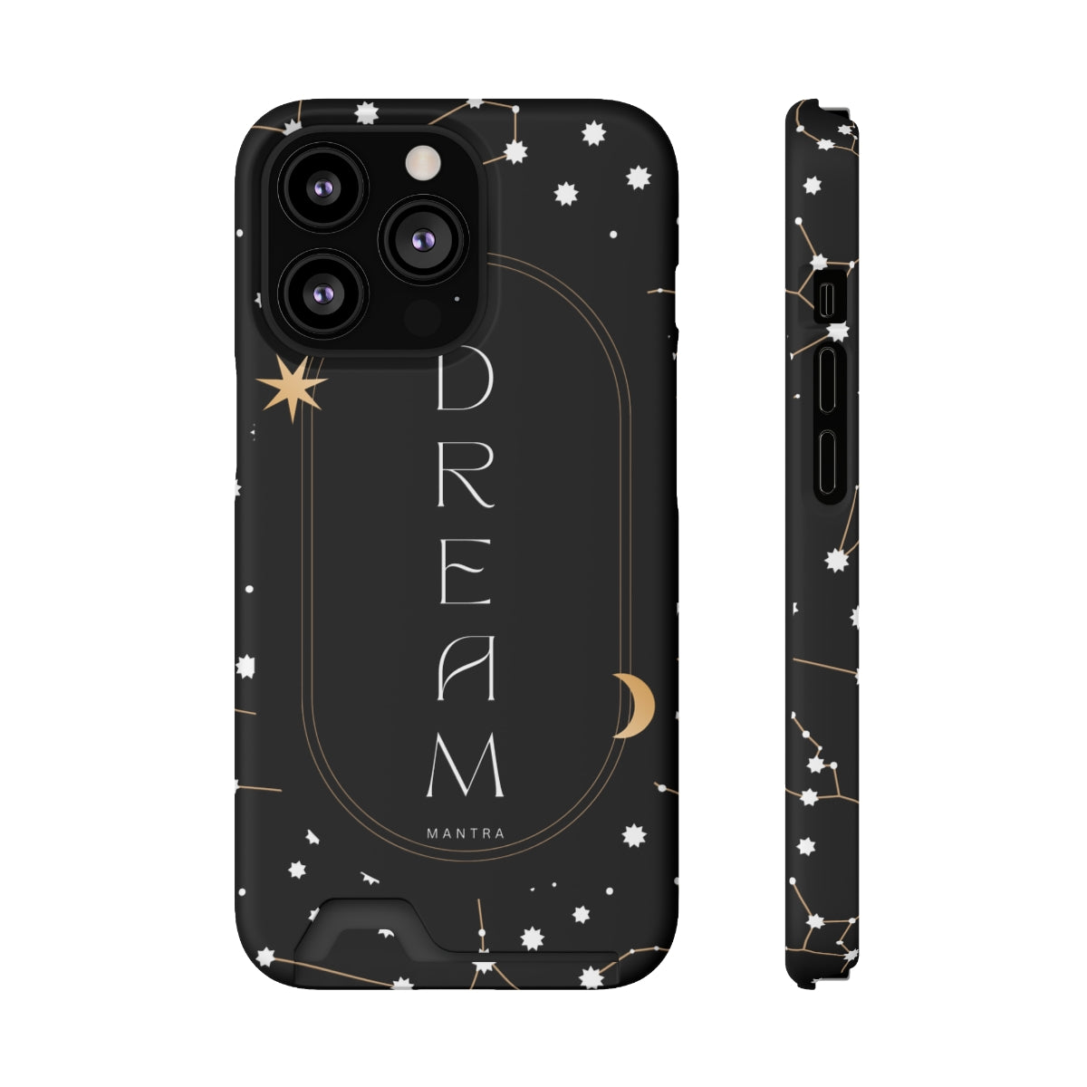 Mantra Dream Phone Case With Card Holder