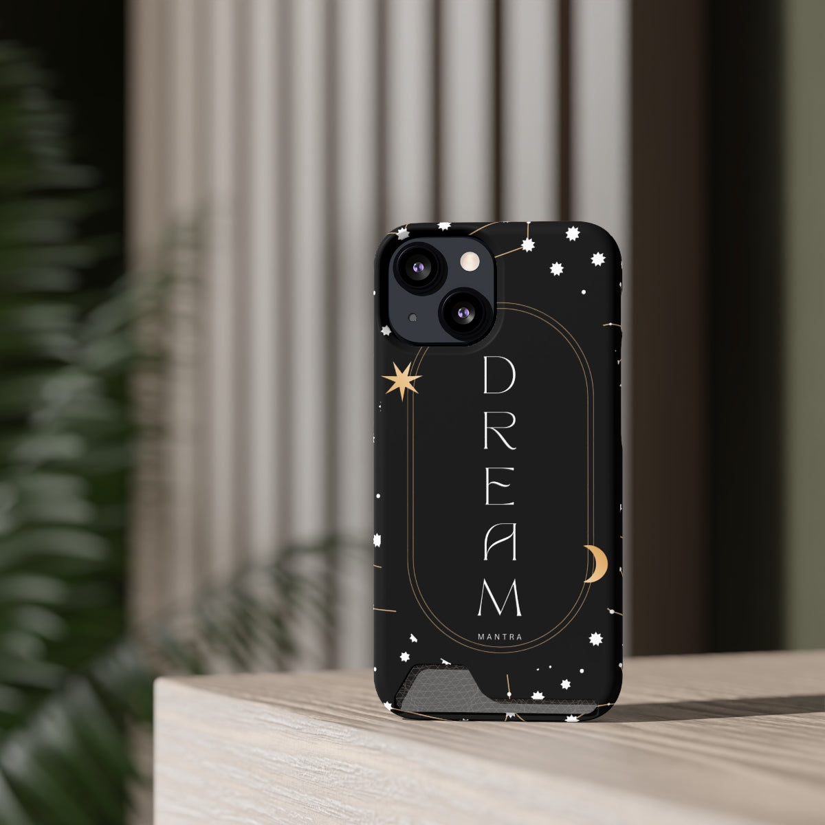Mantra Dream Phone Case With Card Holder