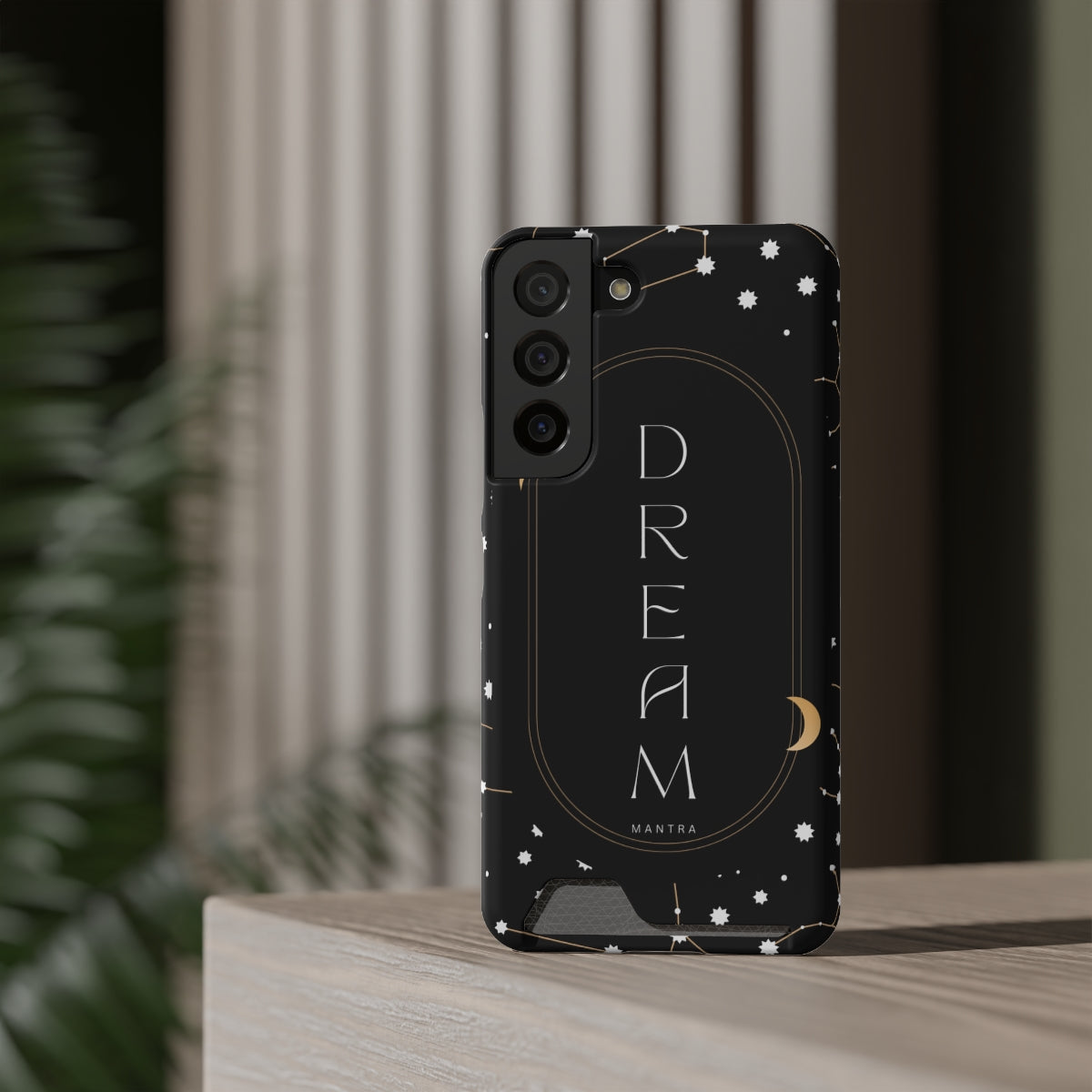 Mantra Dream Phone Case With Card Holder