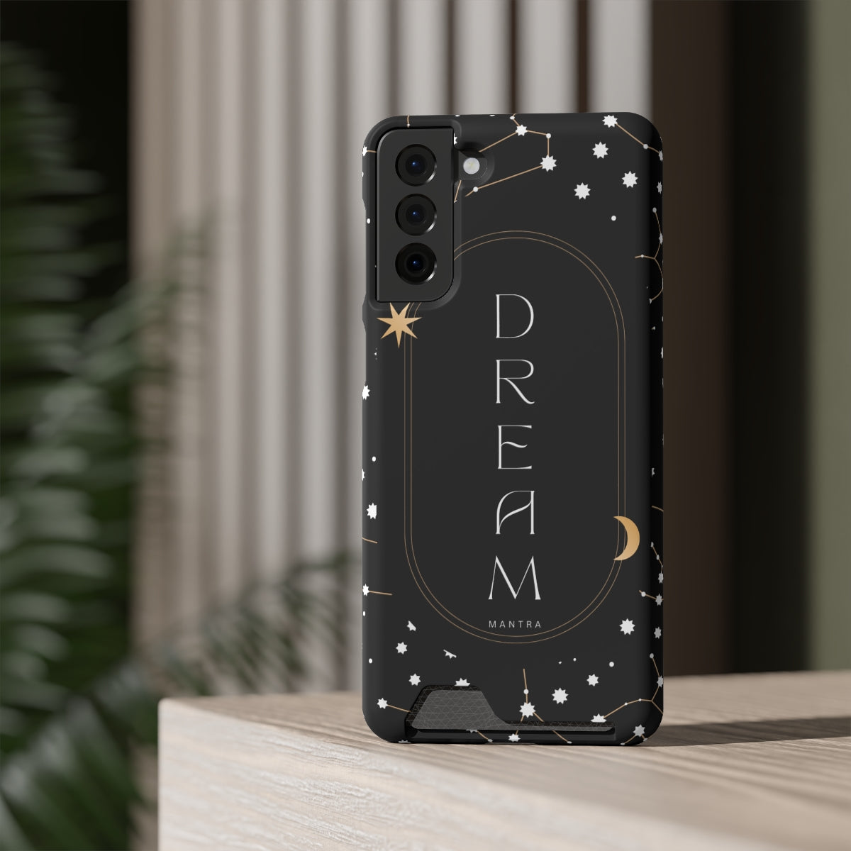 Mantra Dream Phone Case With Card Holder