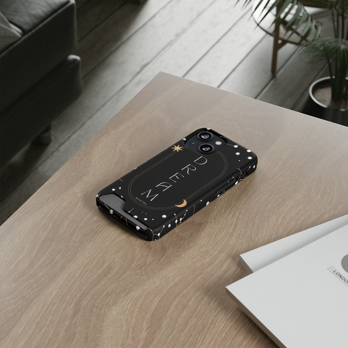 Mantra Dream Phone Case With Card Holder