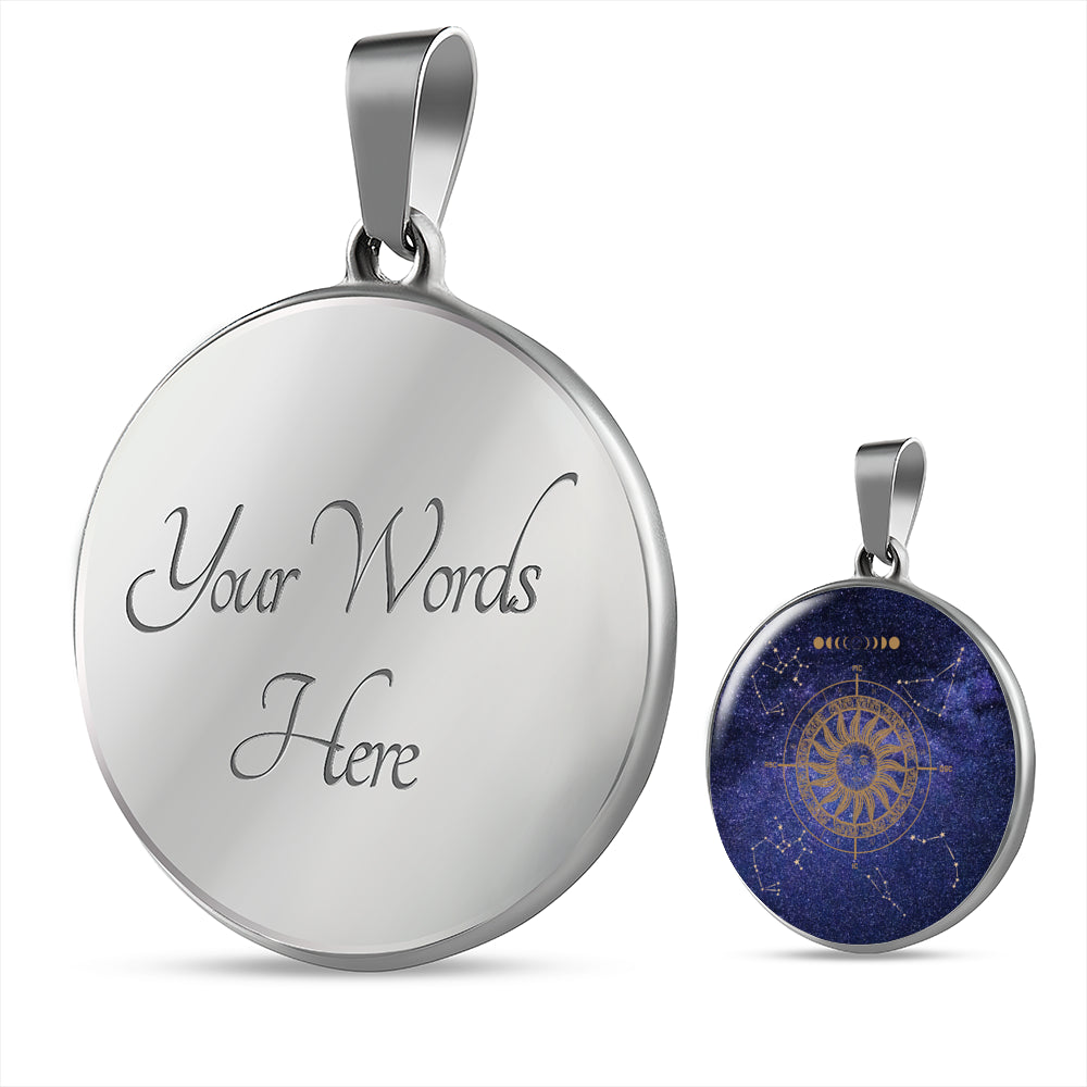 GIft Message Zodiac necklace