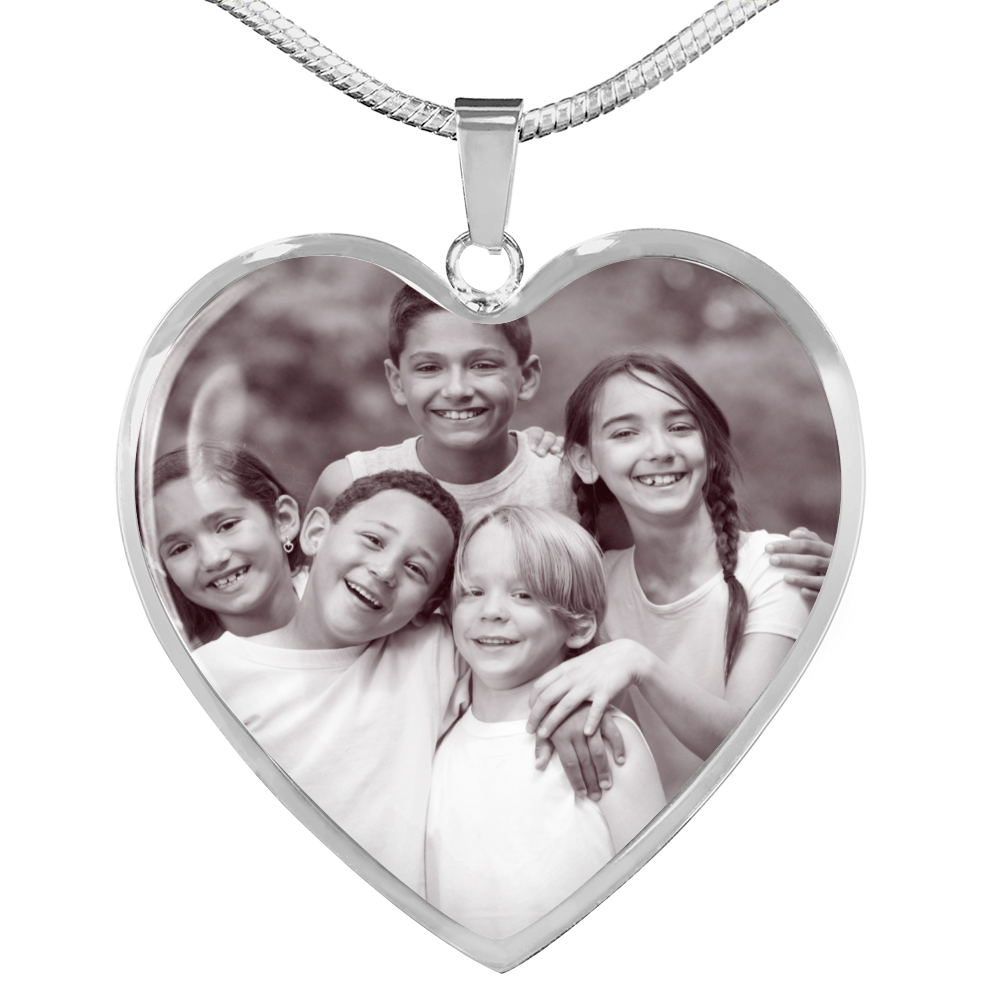 Mothers day personalised photo pendant