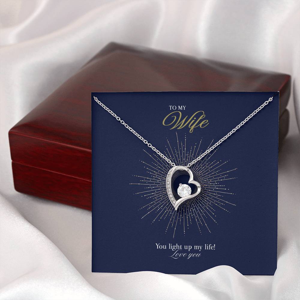 Gift Message necklace for wife