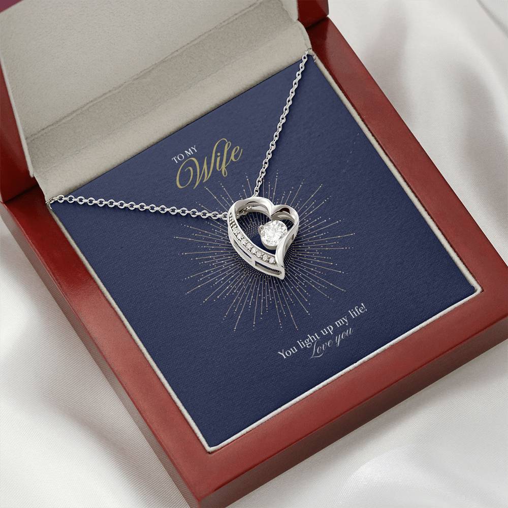 Gift Message necklace for wife