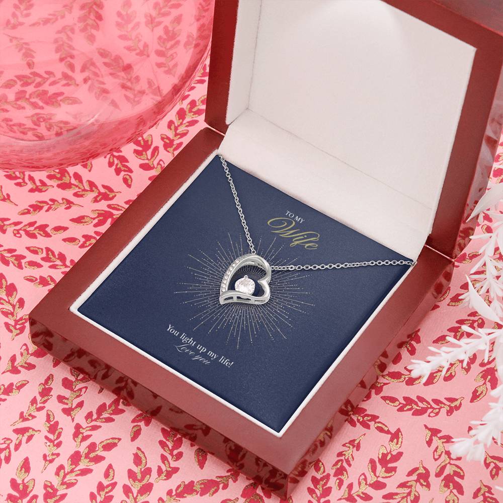 Gift Message necklace for wife