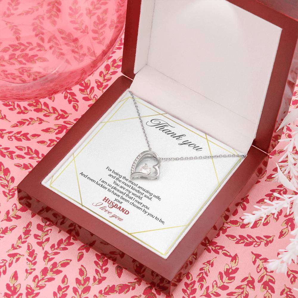 Gift message pendant for my wife