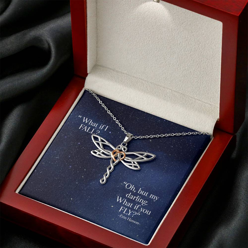 Gift Message necklace for Fiction Fanatics