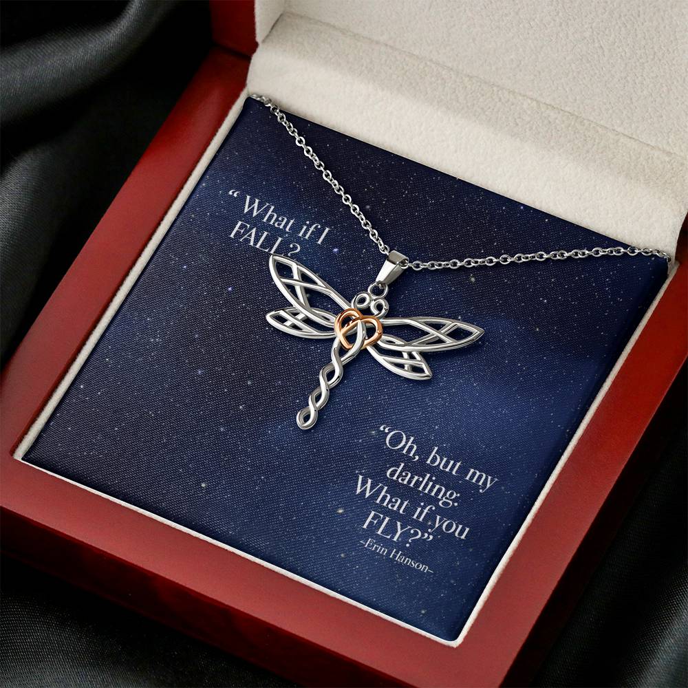 Gift Message necklace for Fiction Fanatics