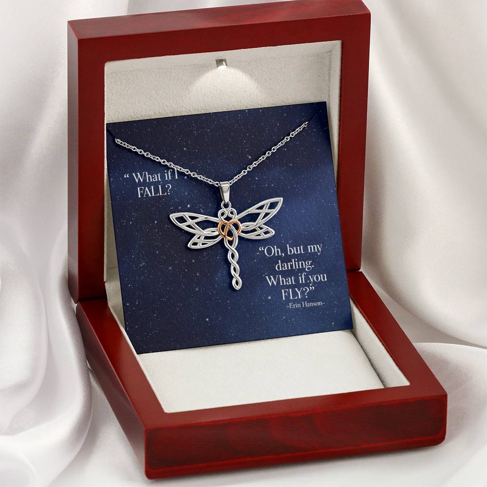 Gift Message necklace for Fiction Fanatics