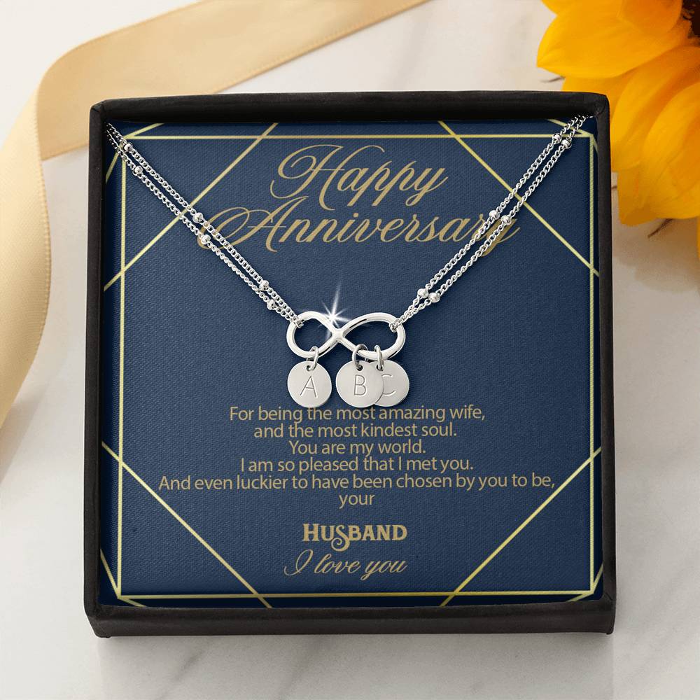 Gift Message Infinity bracelet