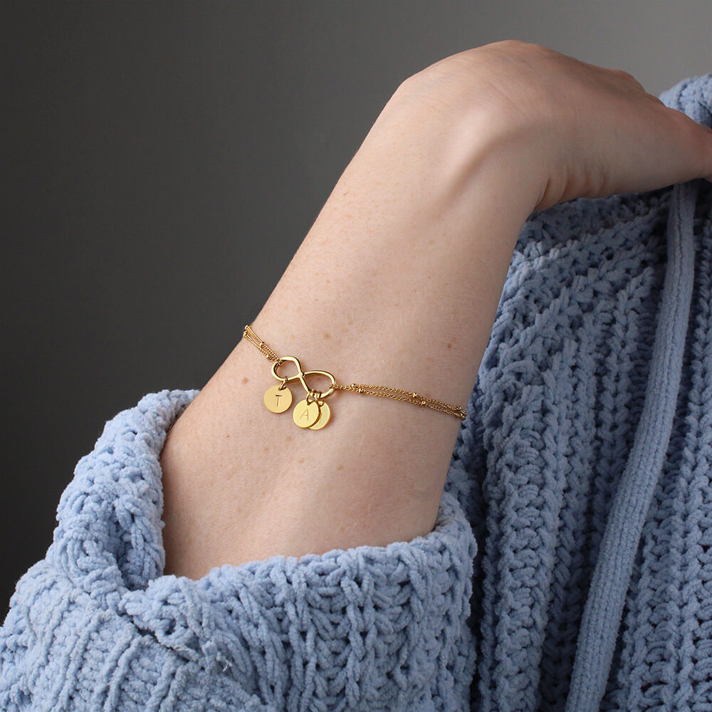 Gift Message Infinity bracelet